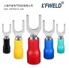 China SV Fork Type Insulated Ferrule Terminal, Wire Crimp Tube Sleeve SV Fork Type  Insulated Cord End Terminals supplier