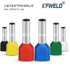 China TE Twin Tube Type Insulated Ferrule Terminal, Wire Crimp Tube Sleeve TE Twin Tube Type  Insulated Cord End Terminals supplier