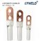 DTL 2 holes Bimetallic Copper Aluminum Cable Lug, DTL aluminium copper tubular terminals bimetallic cable lug supplier