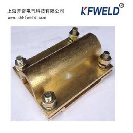 Ground Tape to Cable Cross Square Clamp, Copper material, Good electric conduction supplier