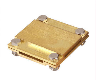 Ground Tape to Tape Cross Square Clamp, Copper material, Good electric conduction supplier
