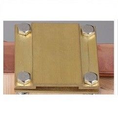 Ground Tape to Tape Cross Square Clamp, Copper material, Good electric conduction supplier