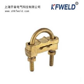 Ground Tape to Cable Cross Square Clamp, Copper material, Good electric conduction supplier