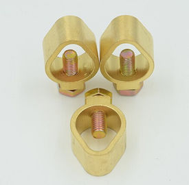 Type A Rod to Tape Clamp, Copper material, Ground cable clamp, Good electric conduction supplier