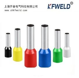 Electrical E Tube Type Insulated Ferrule Terminal, Wire Crimp Tube Sleeve E series Pipe Pin Insulated Cord End Terminals supplier