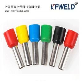 Electrical E Tube Type Insulated Ferrule Terminal, Wire Crimp Tube Sleeve E series Pipe Pin Insulated Cord End Terminals supplier